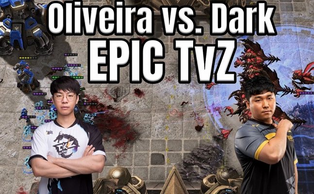 星际争霸 II ESL英文解说翻译Oliveira vs Dark 鏖战四十分钟，疯狂的结局 ESL Open Cup #182 Asia 2023 