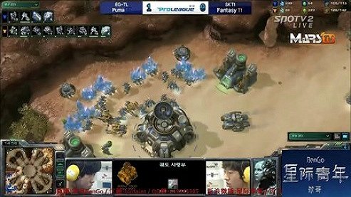 StarCraft II 12.31SPL-EG-TL.Puma vs SKT.Fantasy TvT-2 BenGo解说 2012 